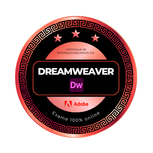 Certificação em criação de Web usando Adobe Dreamweaver
