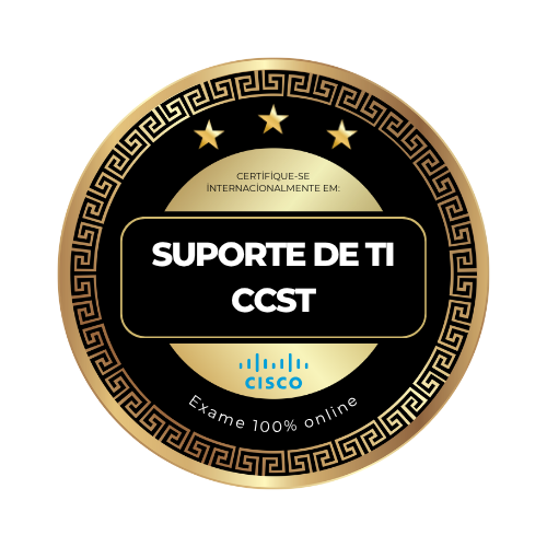 Técnico de suporte certificado pela Cisco Suporte de TI (Suporte de TI CCST)